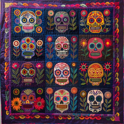 Calavera Sugar Skulls WJ2009008CL Quilt