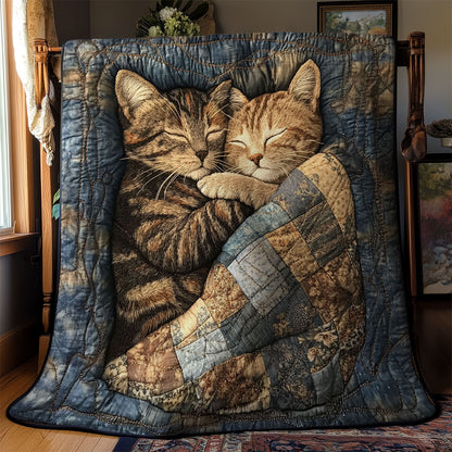 Winter Sleeping Cat WY2702129CL Quilt