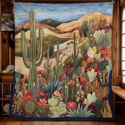 Cactus In Desert WY1502026CL Quilt
