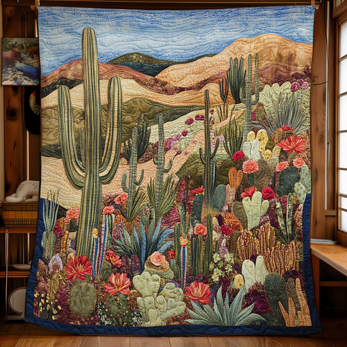 Cactus In Desert WY1502026CL Quilt