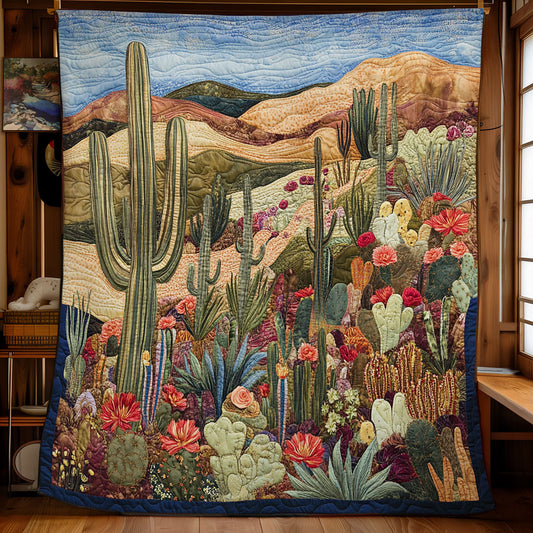Cactus In Desert WY1502026CL Quilt