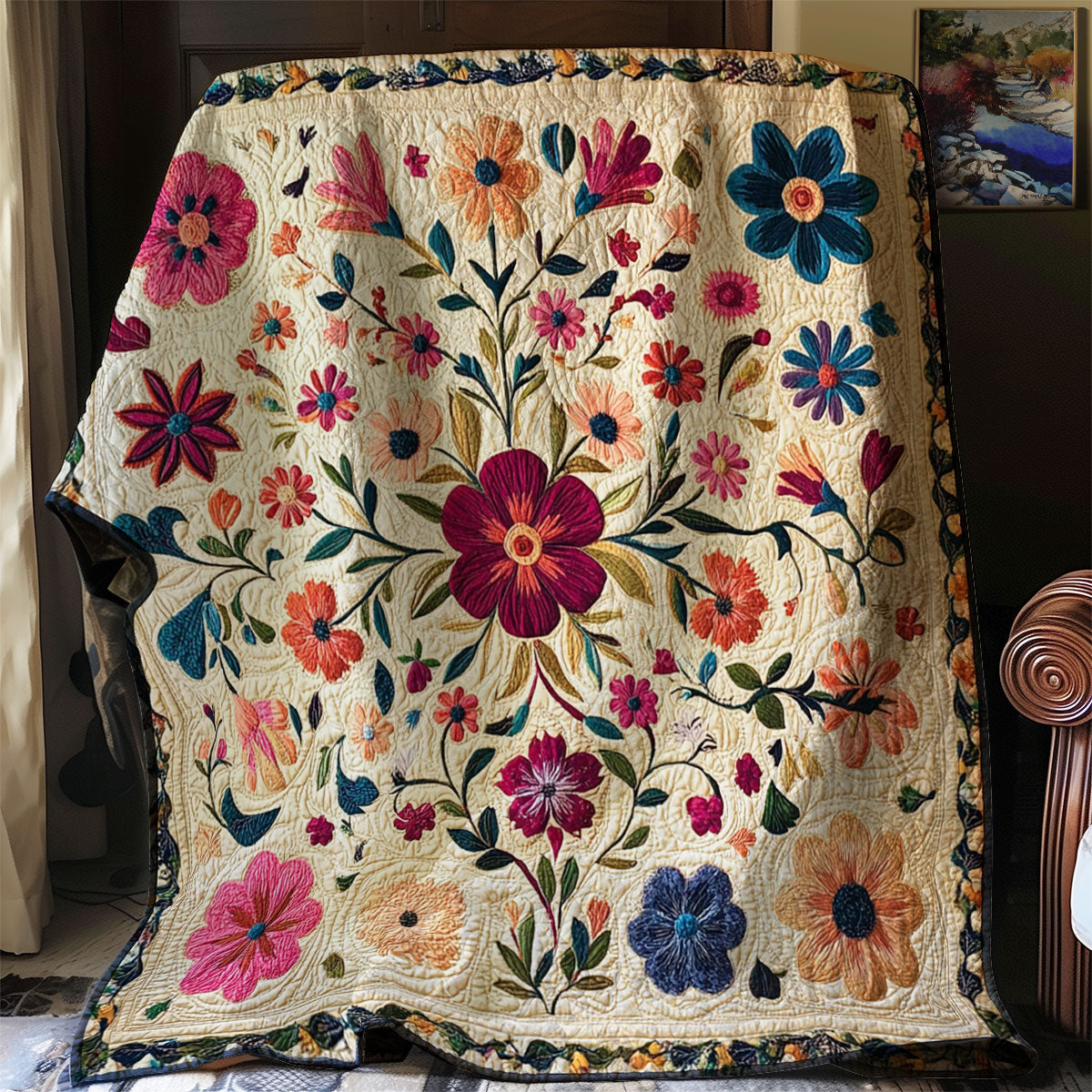 Botanical Blossom WJ1803004CL Quilt