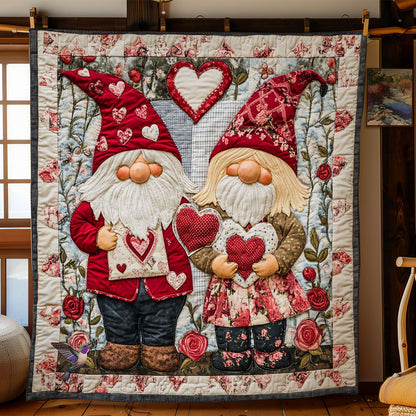 Valentine Gnome WN0412019CL Quilt