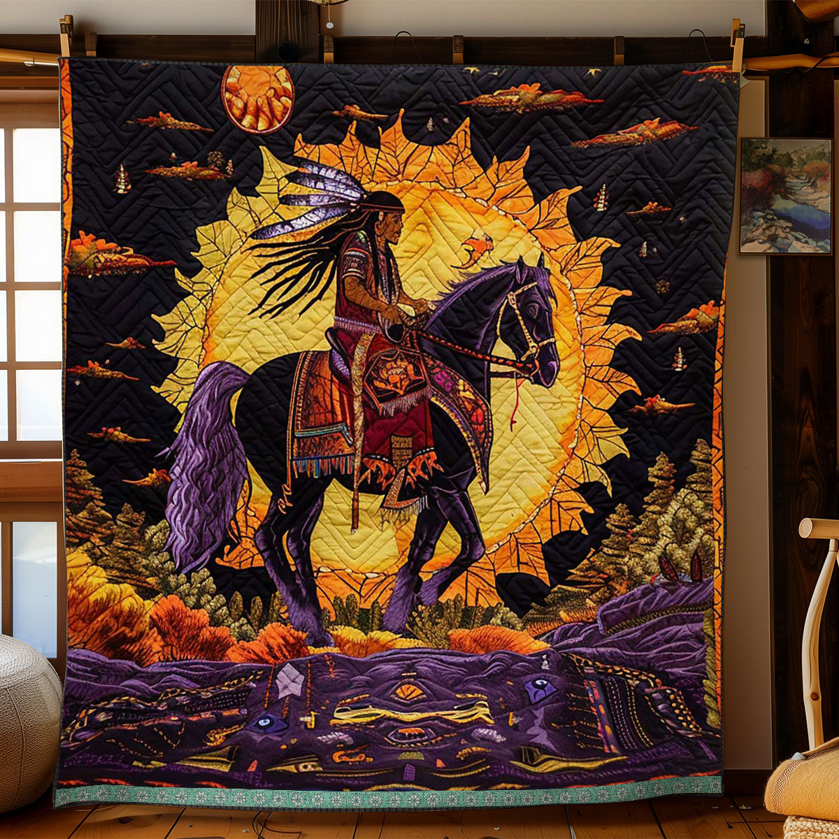 Native American WJ2409013CL Quilt