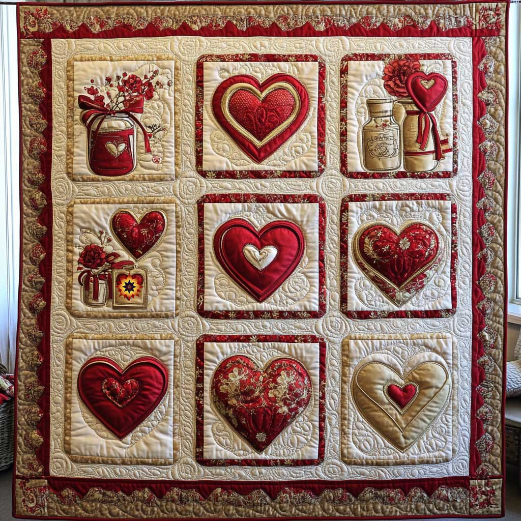 Valentine Love Chocolate WP1612026CL Quilt