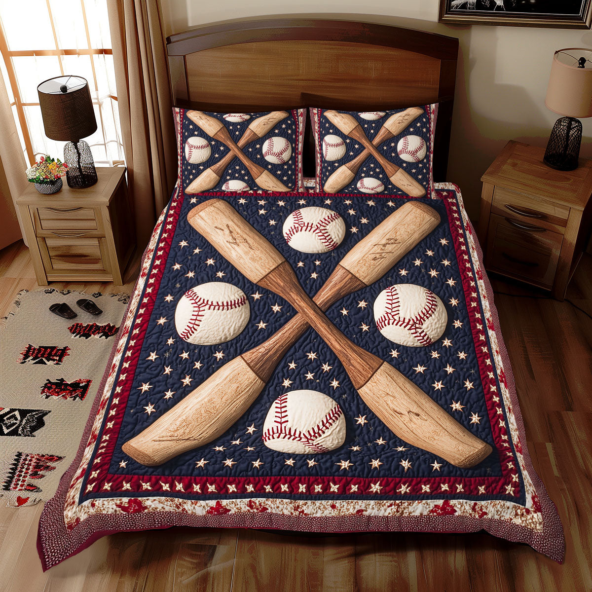 Pitch Baseball WX2012104CL Duvet Cover Set