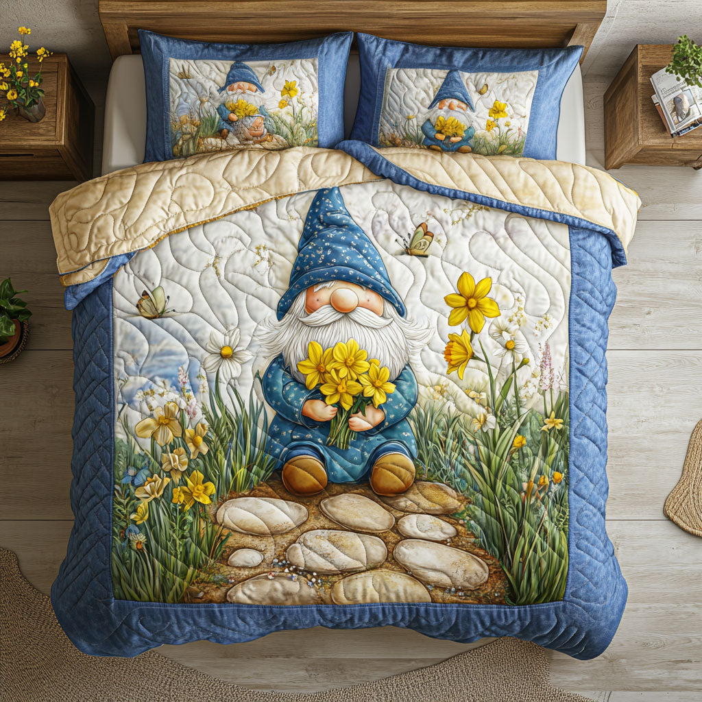 Gnome In Garden WY1302090CL Duvet Cover Set