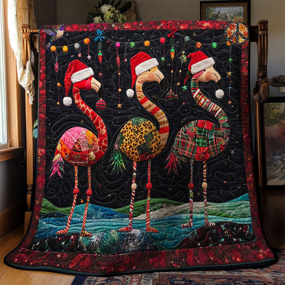 Flamingo Christmas Magic WN1112035CL Quilt