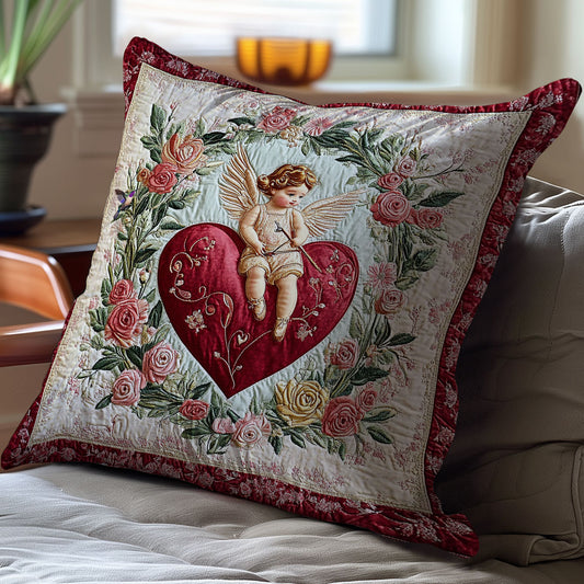 Valentine Cupid WY2501069CL Quilt Pillow Case