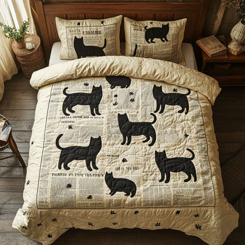 Cat In Book WY2802122CL Duvet Cover Set