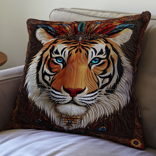 Native American Tiger WY2911072CL Quilt Pillow Case