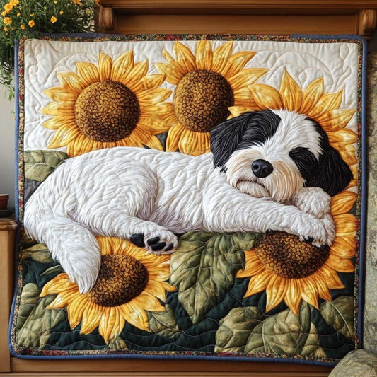 Miniature Schnauzer Sunlit Nap WN2809044CL Quilt