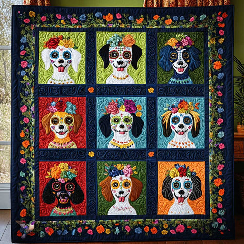 Colorful Dog WN2810050CL Quilt