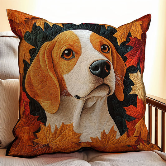 Beagle Autumn WX2001100CL Quilt Pillow Case