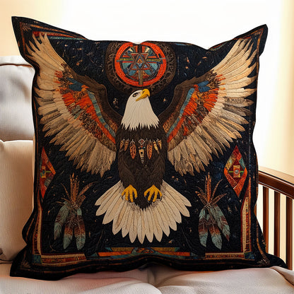 Eagle Native American WX2001132CL Quilt Pillow Case