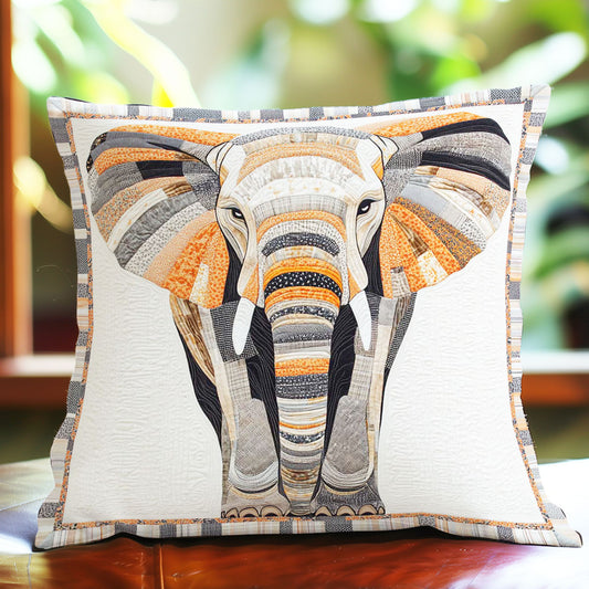 Elephant Vintage WP0108038CL Quilt Pillow Case