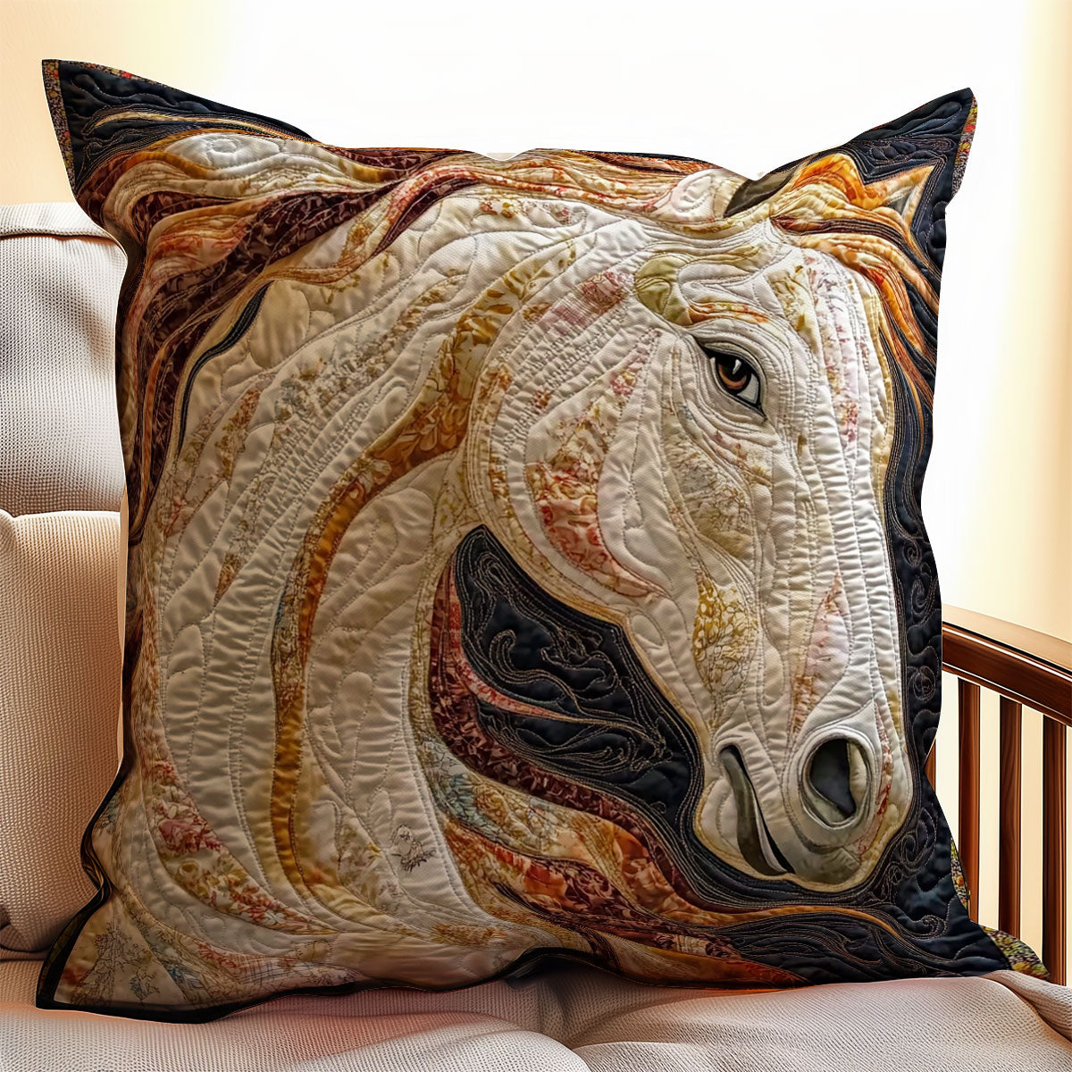 Horse WX2001142CL Quilt Pillow Case