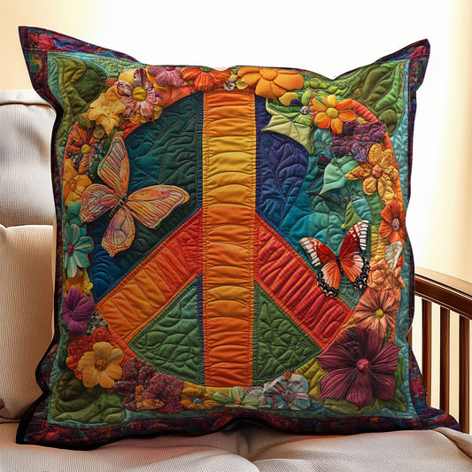 Peace Sign WX2001159CL Quilt Pillow Case