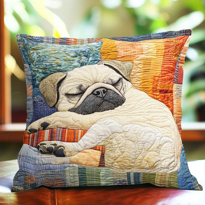 Sleeping Pugzzz WP0108029CL Quilt Pillow Case