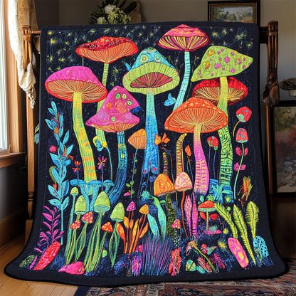 Vibrant Mushroom WX03030102CL Quilt