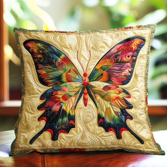 Colorful Vintage Butterfly WP3007008CL Quilt Pillow Case