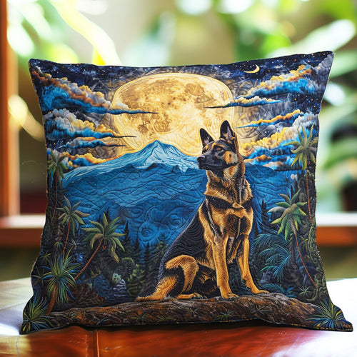 German Shepherd Guardian WP3007003CL Quilt Pillow Case