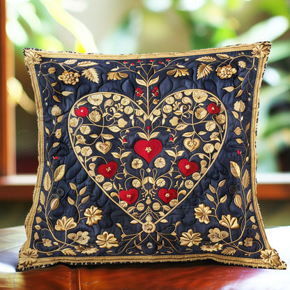 Heart Locks WP3007015CL Quilt Pillow Case