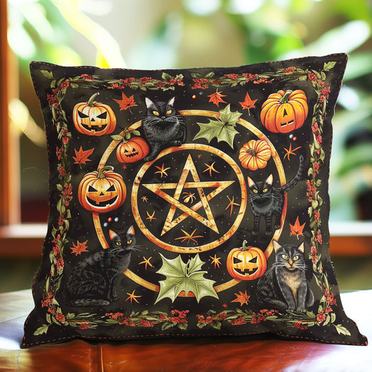 Pentacle Halloween Wicca WP3007017CL Quilt Pillow Case