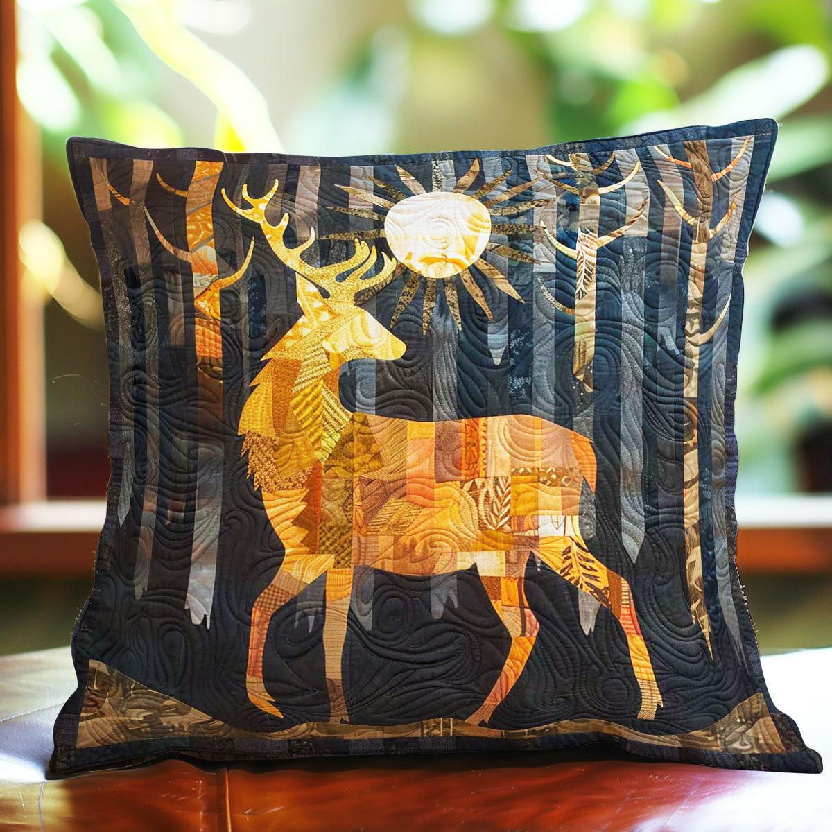 Stag in Sunlight WP3007024CL Quilt Pillow Case