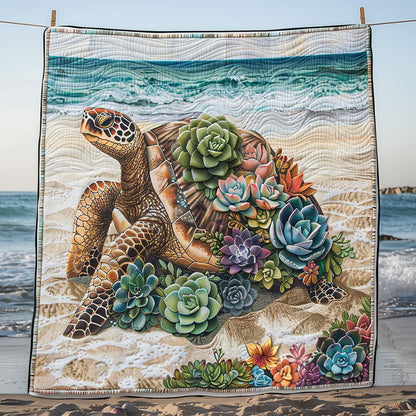 Succulent Turtle WP2008055CL Quilt