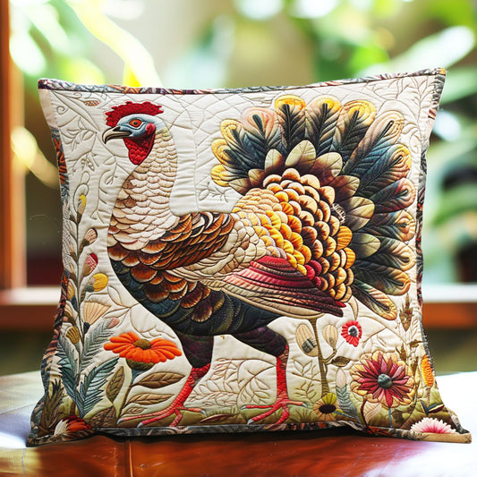 Turkey Vintage WP3007013CL Quilt Pillow Case