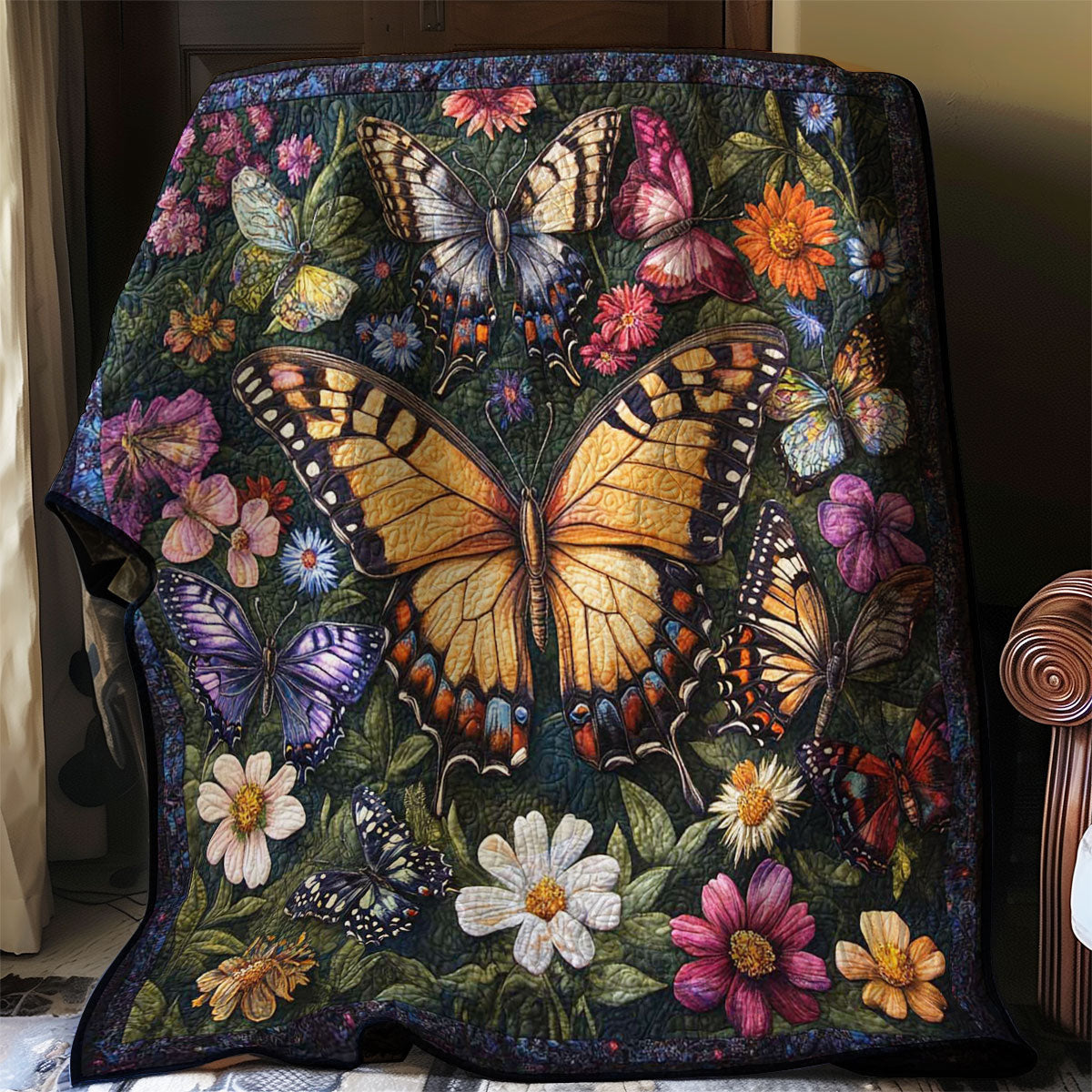 Butterfly Pollination WP0108015CL Quilt