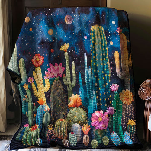 Cactus Nightsky Flowers WP0108003CL Quilt