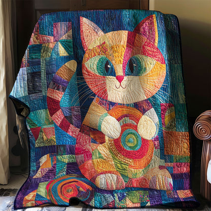 Cat Playing Yarns WP0108016CL Quilt