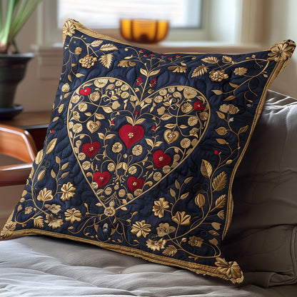 Heart Locks WP3007015CL Quilt Pillow Case