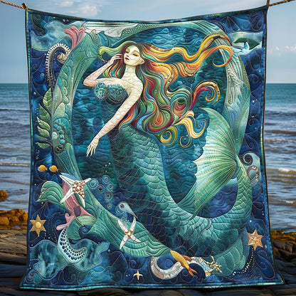 Mermaid Princess WP2108023CL Quilt