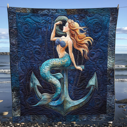 Anchor Mermaid WP2108004CL Quilt