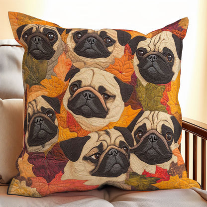 Collection Sad Pug WP0108027CL Quilt Pillow Case