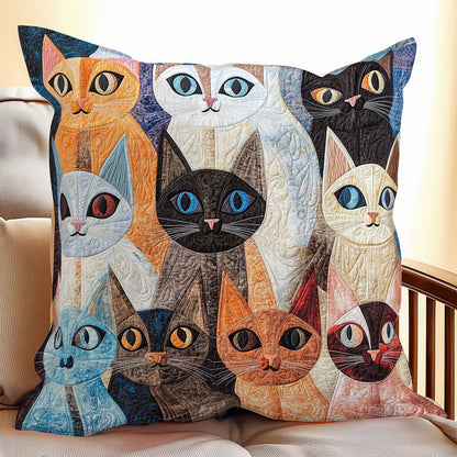 Funny Siamese Cat Collection WP0108051CL Quilt Pillow Case