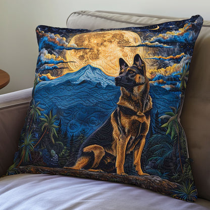 German Shepherd Guardian WP3007003CL Quilt Pillow Case