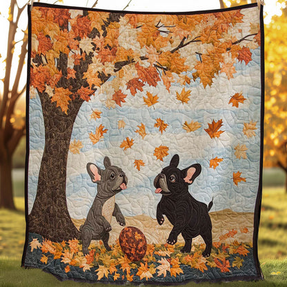 Maple French Bulldogs WP0108021CL Quilt