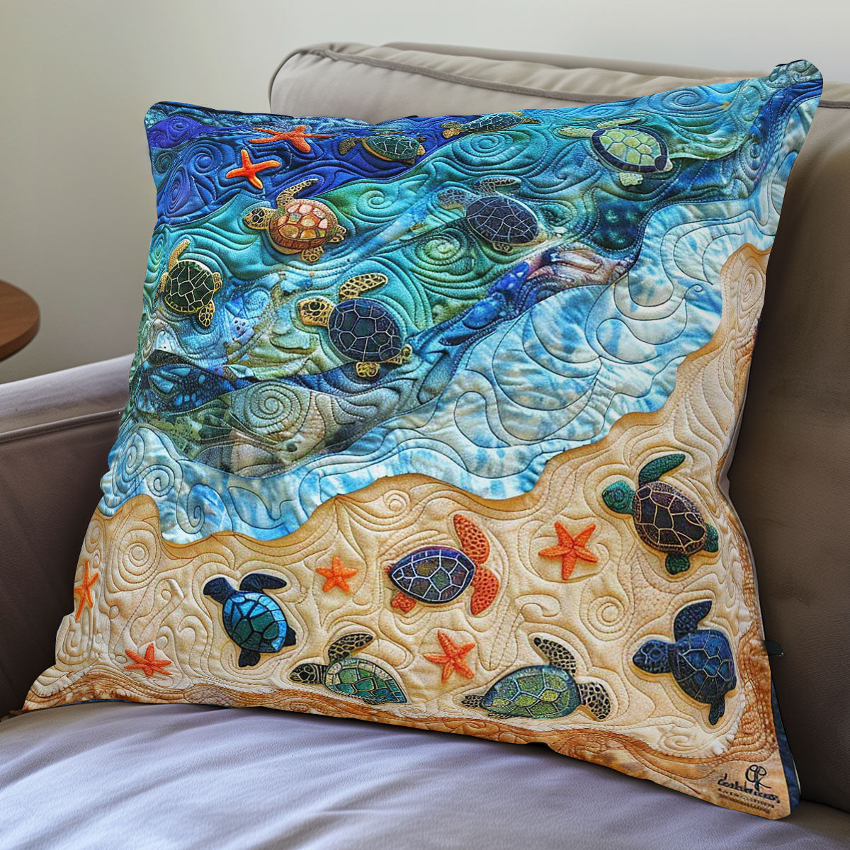 Newborn Turtle Beach WP3007023CL Quilt Pillow Case