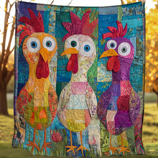 Patchwork Funny Chicken WP0108006CL Quilt