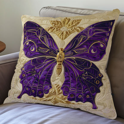 Royal Purple Butterfly WP3007006CL Quilt Pillow Case