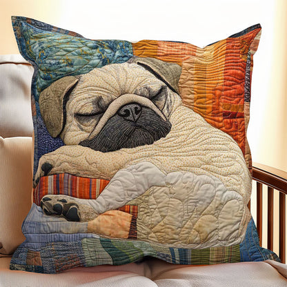 Sleeping Pugzzz WP0108029CL Quilt Pillow Case