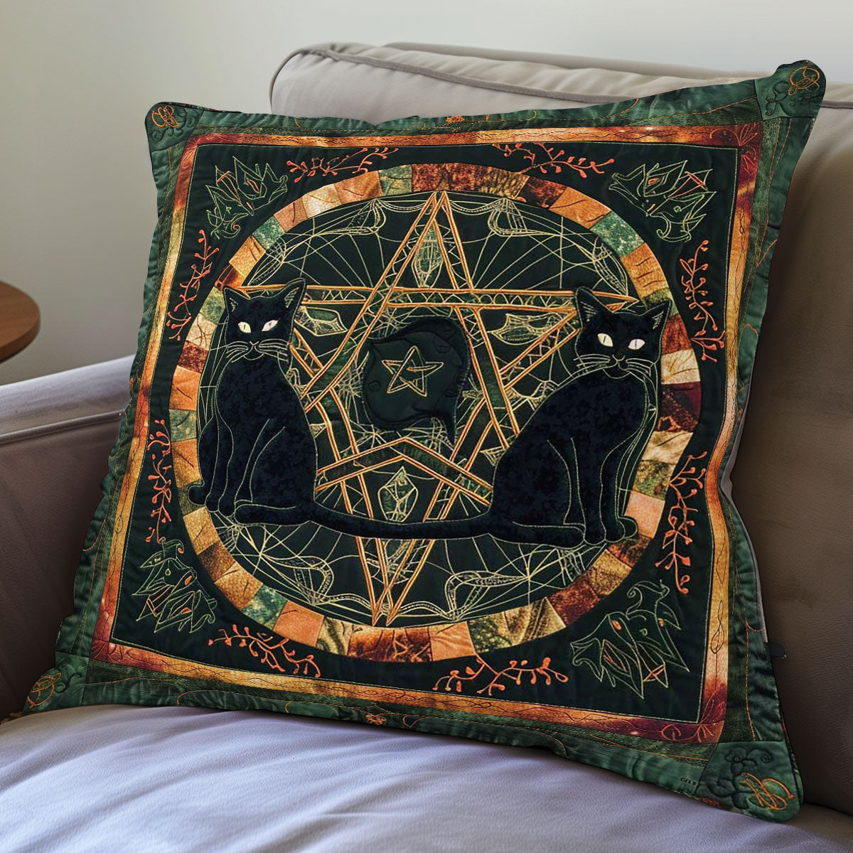 Tree Of Life Pentacle WP3007001CL Quilt Pillow Case