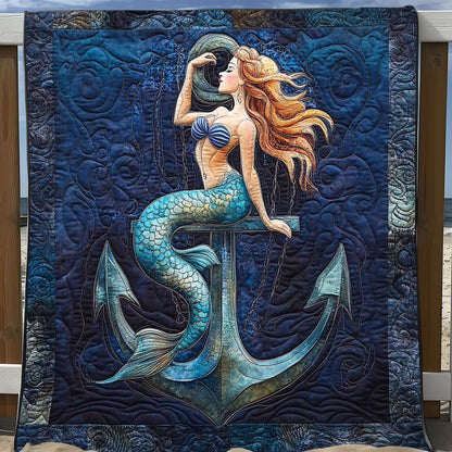 Anchor Mermaid WP2108004CL Quilt