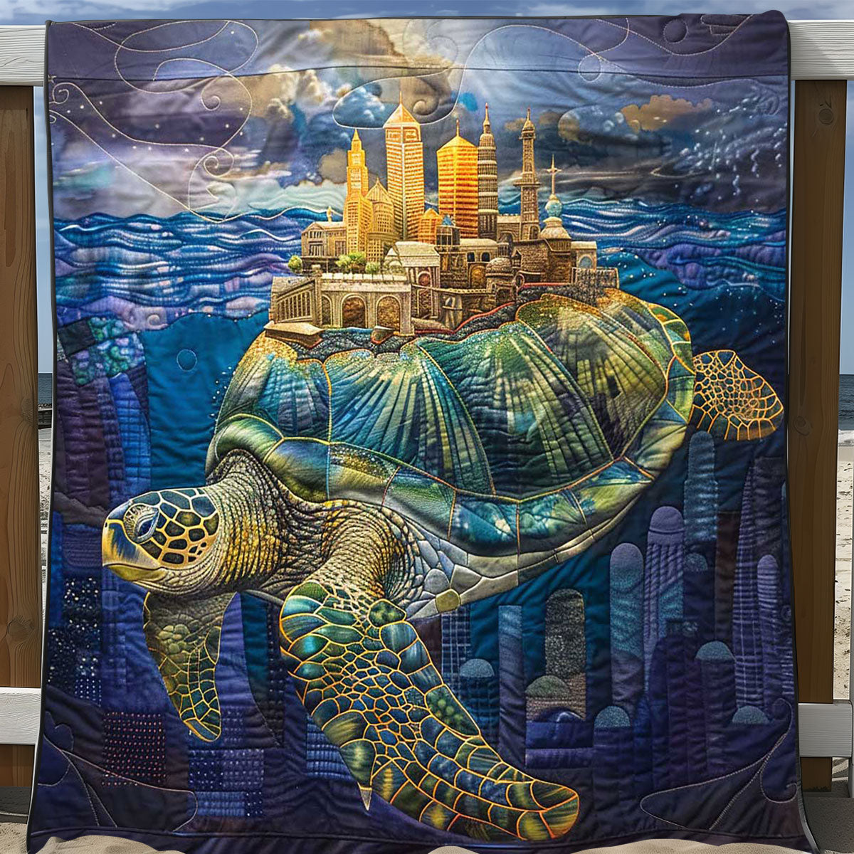 Atlantis Turtle WP2108005CL Quilt