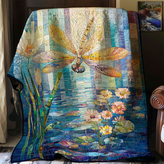 Flower Lake Dragonflies WP0108002CL Quilt