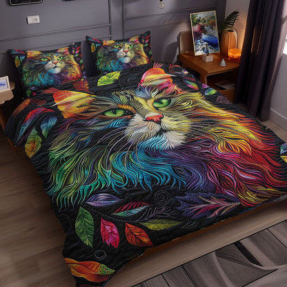 Mystic Colorful Cat WN0710087CL Duvet Cover Set